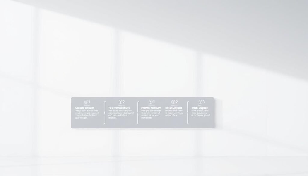 A detailed user registration process diagram set against a clean, minimalist background. In the foreground, a series of clearly defined steps illustrate the UTown registration flow, with crisp iconography and intuitive visual cues. The middle ground features a sleek, grid-like layout highlighting key stages such as account creation, identity verification, and initial deposit. The background is bathed in a soft, natural lighting, conveying a sense of efficiency and professionalism. The overall composition is balanced, with ample whitespace to draw the viewer's attention to the core registration process. A detailed user registration process diagram set against a clean, minimalist background. In the foreground, a series of clearly defined steps illustrate the UTown registration flow, with crisp iconography and intuitive visual cues. The middle ground features a sleek, grid-like layout highlighting key stages such as account creation, identity verification, and initial deposit. The background is bathed in a soft, natural lighting, conveying a sense of efficiency and professionalism. The overall composition is balanced, with ample whitespace to draw the viewer's attention to the core registration process.