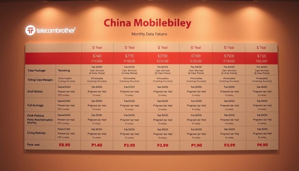 中國移動月費計劃比較 中國移動月費計劃比較